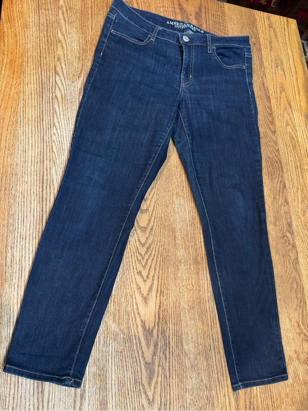 American Eagle Dark Wash Jegging Jeans Size 12 Short Stretch